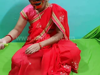 Desi bhabhi Devar blowjob outdoor making love fucking